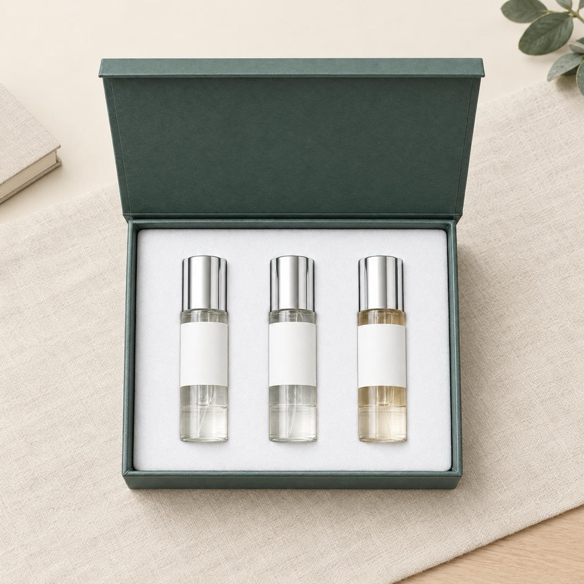 Office Ready gift box with three 5ml vials