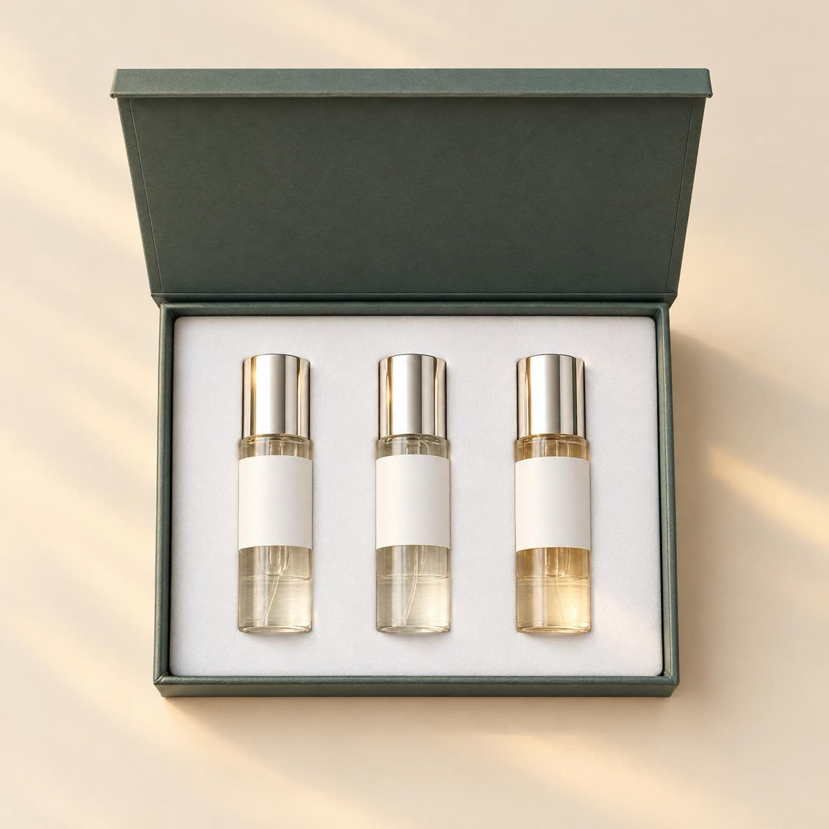 Warm Evening gift box with three 5ml vials
